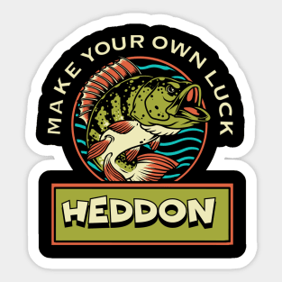 Heddon Lures - Make Your Own Luck 1894 Sticker